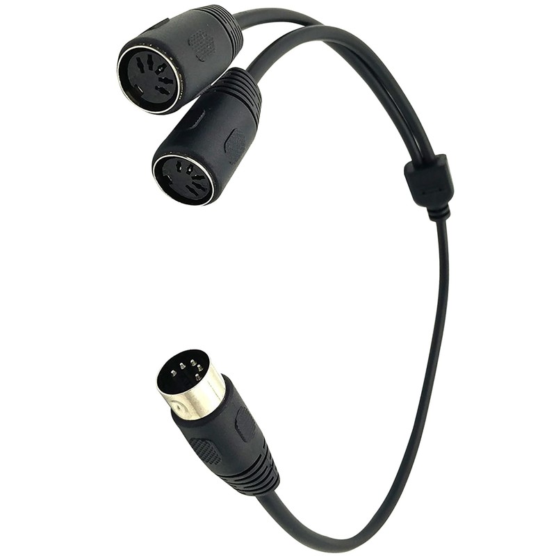 tunghey MIDI Sync Breakout Cable, DIN 5-Pin Plug 1 Male