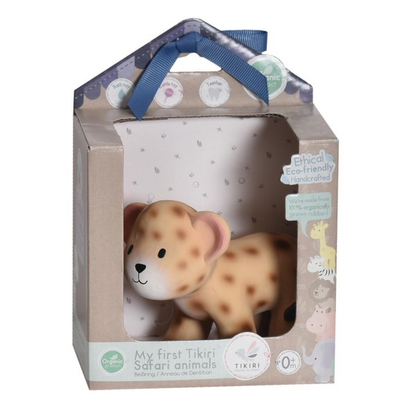 Tikiri Teether & Bath Toy | LEOPARD Gift Boxed