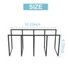 Hcskoss Metal Vinyl Record Display Shelf Turntable Storage Shelf Exhibit