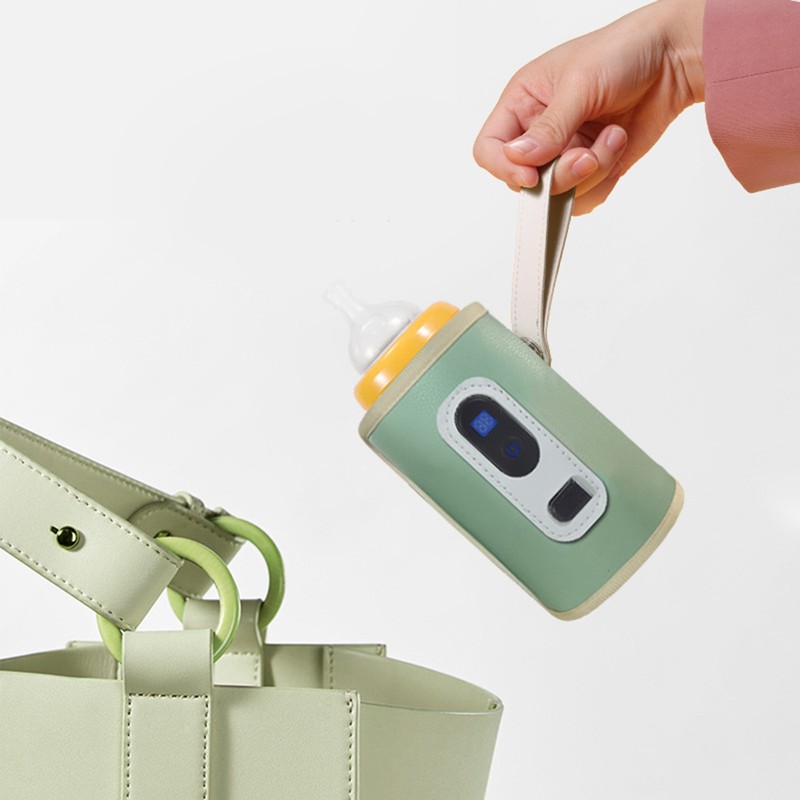 USB Baby Bottle Warmer LCD Screen Temperature Adjustable Precise Heating