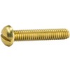 10-32 x 1" Round Head Machine Screws, Slotted Drive, Solid