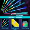 Jellybibo Fibre Optic Wands for Kids, 7 Blinking LED Colours,