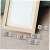 WOONEKY 50Pcs Z Photo Frame Fasteners Offset Canvas Clips for
