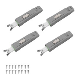 Push to Open Door Catches 4 Pack Self Closing Push Latch Upgrade Invisible Screws Heavy Duty Push Opener Door Catch Latch