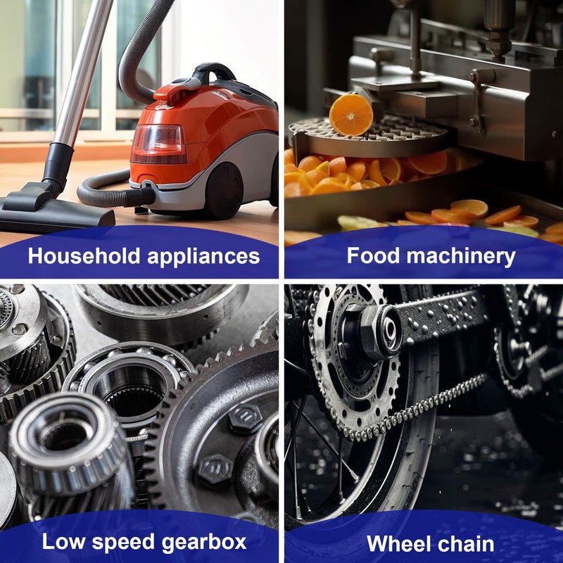 Multi-Purpose Food Grade Grease Tubes 14.1oz 2 Pack NLGI 2