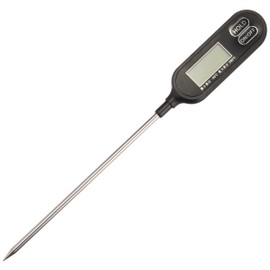 Pearl Metal D-6476 HAKARI Digital Thermometer, Black