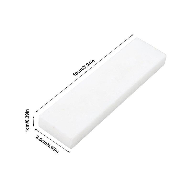 Sharpening Stone Grit 8000 White Jadestone Double Sided Knife Sharpener