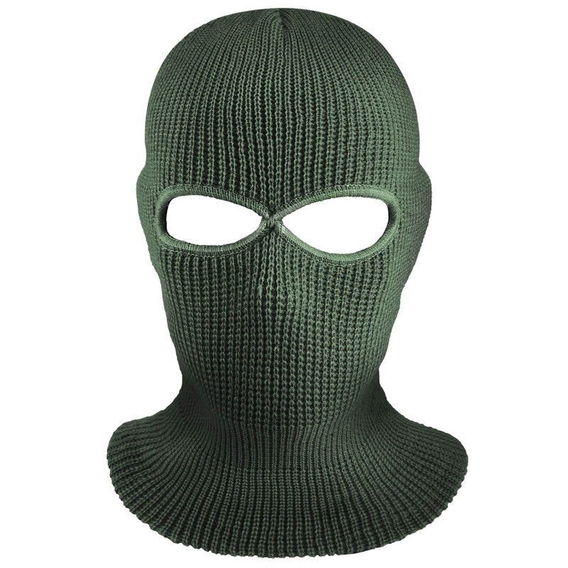 SATINIOR 2-Hole Knitted Ski Mask Full Face Mask Cover Neck