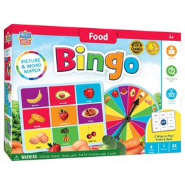 MasterPieces Juegos para niños - Juego de Bingo de Comida