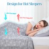 OIGAE Cooling Blanket for Hot Sleepers - Soft & Lightweight
