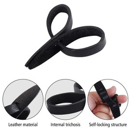 DONGKER Archery Finger Sling, Leather Fingertip for Recurve Bows, Archery Finger Sling for Recurve Bow Longbow Accessories