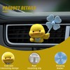 Cute Duck Car Air Fresheners Vent Clips, Rotating Windmill Car