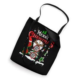 Merry Christmas Santa Elf Reindeer Optometrist Tools Team Tote Bag