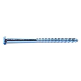 Unbranded 3/8" x 7" Zinc Grade 2 / A307 Hex Head Lag Screws (56 pcs)