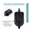 hygger 50W Mini Inline Quartz Glass Aquarium Heater with External