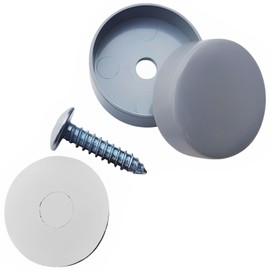 Forever Glides 1 Inch Wood Furniture Feet Pad Replacement Floor Protector Glides for Indoor or Outdoor Tables and Chairs - 20-Pack - Pewter