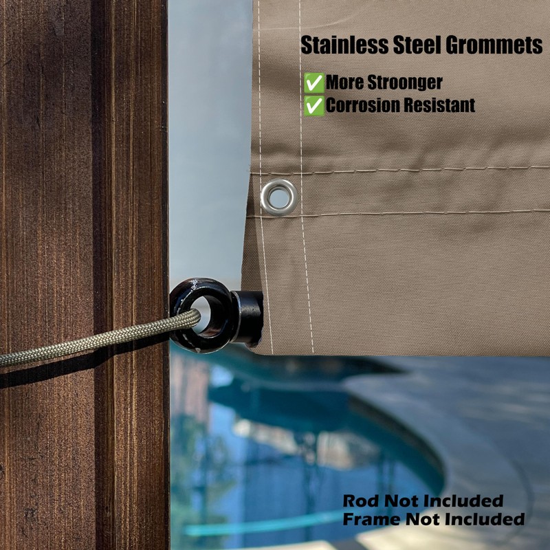 Alion Home Waterproof Pergola Cover - Universal Replacement Canopy for