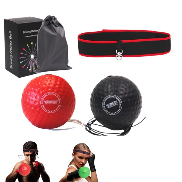 Boxing Reflex Ball for Adults and Kids,Reflex Boxing Training Ball