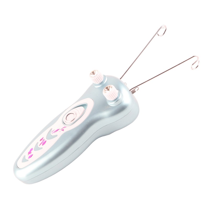 Electric Facial Cotton Threading Epilator Rechargeable Cordless LED Lighting Threading
