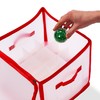 THE TWIDDLERS - Christmas Baubles Storage Box with Movable Inserts