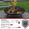 Fire Pit Spark Screen,22 Inch Fire Pit Screen Cover Outdoor