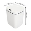 Automatic Motion Sensor Trash Can with Lid Smart Touchless Garbage