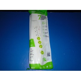 Greenlite 7-Outlet Advanced Power Strip, Energy Saving Surge Protection