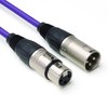 keepdrum mc001xx-10m Microphone Cable 3-Pin XLR 10m Orange Purple Pack