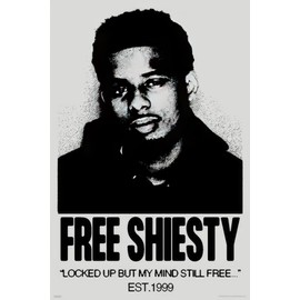 Pooh Shiesty - Music Personality Poster (Free Shiesty) (Size: 24" x 36")