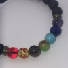 Unbranded NEW 7 Chakra Lava Stone Bracelet Essential Oil Diffuser