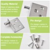 UFURMATE Pivot Hinge, 4 Sets Stainless Steel Concealed Shaft Cabinet