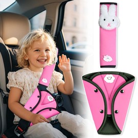 Children's Car Seat Belt Pads, Seat Belt Shoulder Pad Set, Car Seat Belt Cushion, Removable, High-Quality Belt Pad for Girls and Boys