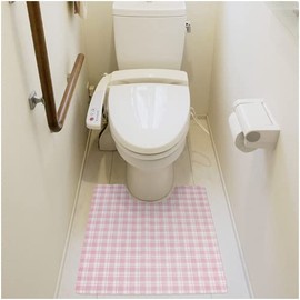 Frontier Toilet Floor Deodorizer Sheets, Disposable, Pink, Checkered, 1 Pack (20 Sheets)