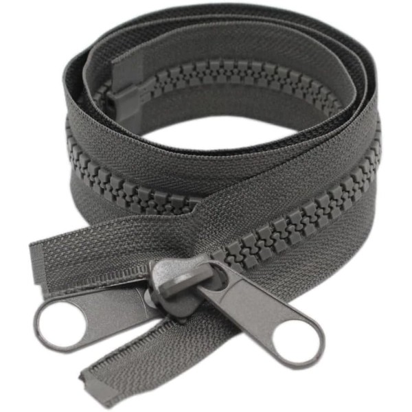 Does not apply YaHoGa #10 144" Separating Zippers Gray (144"