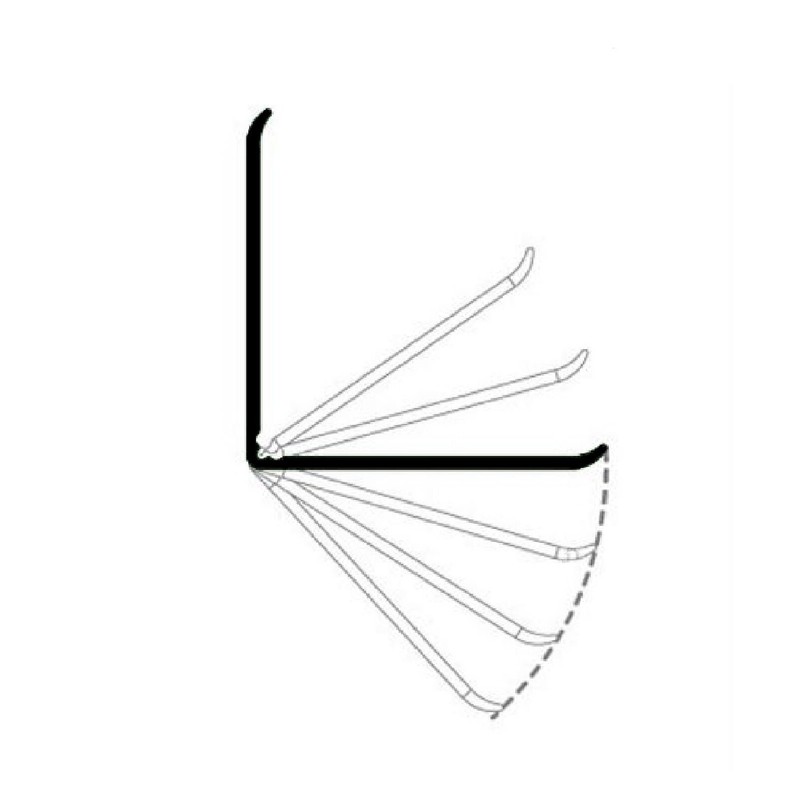 SmartHome White Plastic Flexi Angle Trim 35mm x 35mm x