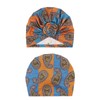 DRESHOW 5 Pack Knotted Headwraps for Women African Turban Pre-Knotted