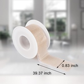 Povihome Heel Sticker Silicone Gel Tape Protector, Blister Prevention Bandaids for Feet, Hand Foot Bandage for Calluses Tender Spots Shoe Friction (39.37 inch)(Light Yellow)