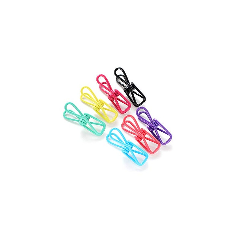 Clips,10 PCS Assorted Clips Utility - PVC 2Inch,Clip for Laundry