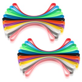 24 PCS Silicone Rubber Bands Thick Rubber Bands for Notebook, Books, Cooking, Crab Traps, Gifts Packing Christmas Boxes Wraps Office Supplies, 5.5 Inch