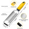 Dulcicasa Classic Zester and Grater - Professional Kitchen Lemon Zester