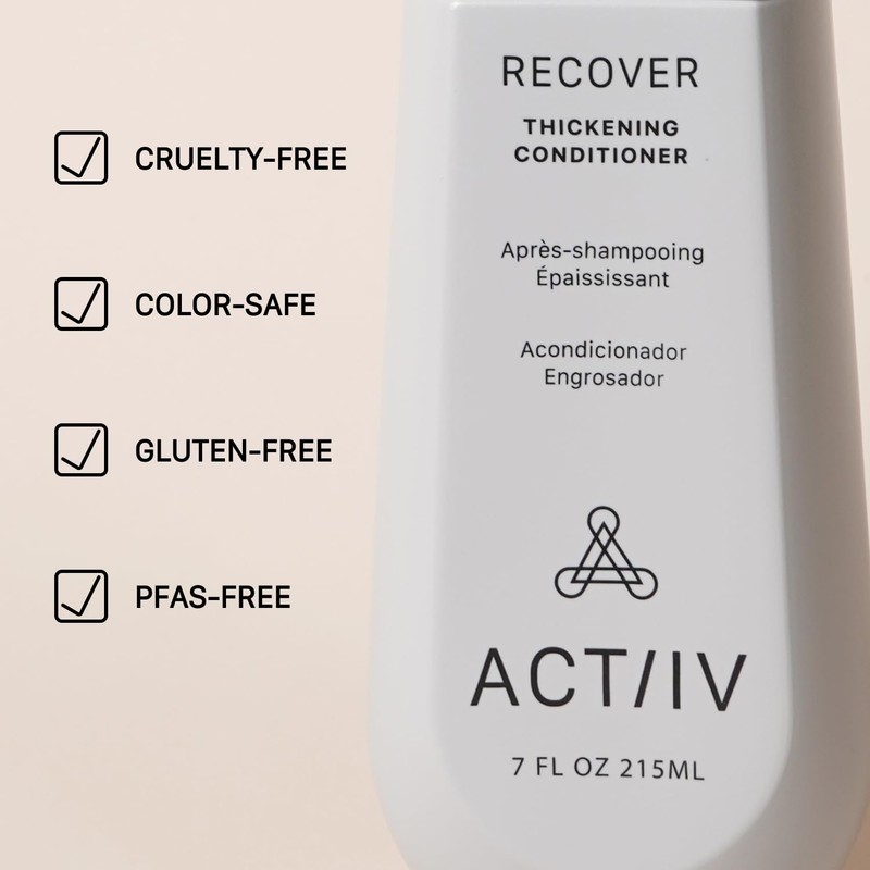 ACTIIV Recover Thickening Conditioner (Unisex) | Supports Optimal Hair Care