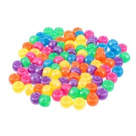 Hohopeti 1000pcs Barrel Beads Acrylic Loose Beads for DIY Jewelry Making for Bracelets and Necklaces for Crafting