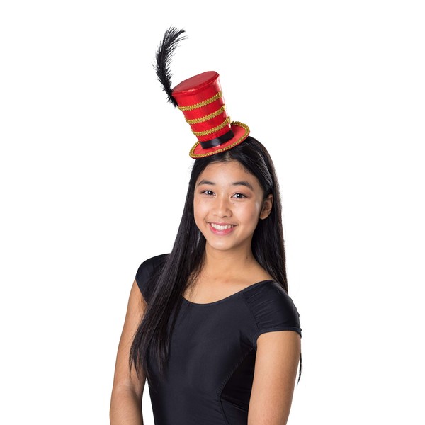 Dress Up America Ringmaster Hat for Kids - Circus Party Costume Hat - Showman Headband - Nutcracker Hat
