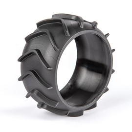 ROBO CLAWS Wheel Protection XL Traction Improvement for Worx Landroid Front Wheel Profile Mower Robot Raiser Cover S M L S300 M500 M700 L800 L1000 Also for Plus 90 mm Profile Tuning