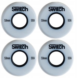 Wheels for Inline Skates 59 mm White Replacement Wheels Roller Wheels Roller Skates Wheels