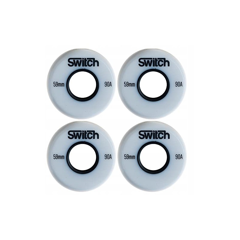 Wheels for Inline Skates 59 mm White Replacement Wheels Roller