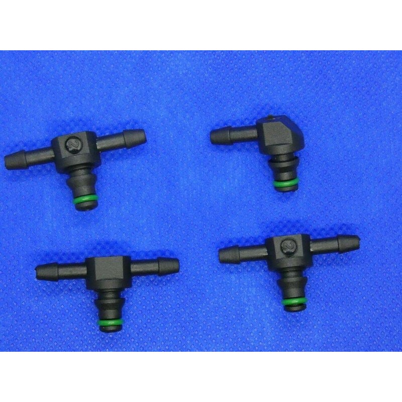 4 x Common Rail Diesel Injector Leak Off Pipe Return