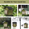 TRSPCWR Bird Feeders for Outdoors Squirrel Proof, Hanging Bird Feeder