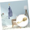 VILLFUL Golden Brass Gorilla Head Wall Hook Playful Animal Coat
