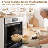 24 PCS Sourdough Starter Kit w/ 34oz Sourdough Starter Jar,